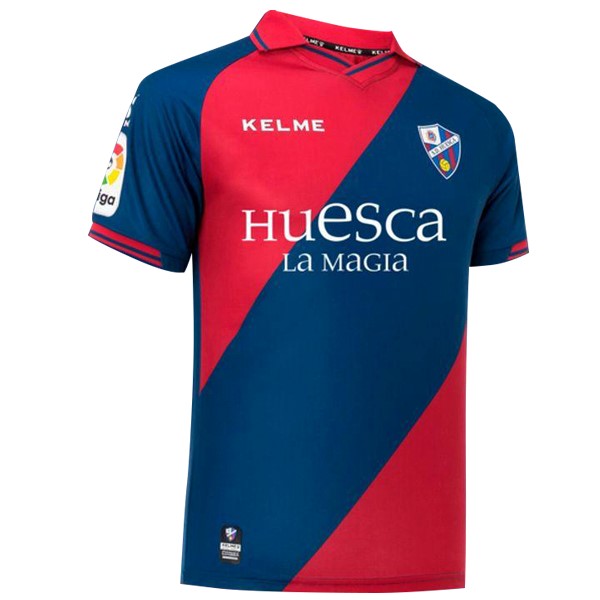 Camiseta Huesca Primera equipo 2018-19 Azul Rojo
